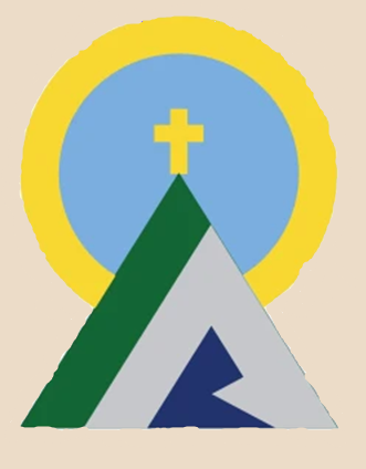 Rhondda Ministry area logo: Rhondda Ministry Area Logo The overlapping larger and smaller triangular shapes represent the two mountain valleys of Rhondda Fawr and Rhondda Fach. The grey colour represents the coal and coal mining history and is located underneath the mountain shapes. Then the dark blue represents the river Rhondda and is also shaped like an "R". We sincerely thank Kathryn Phelps Goodman for her work in designing this logo